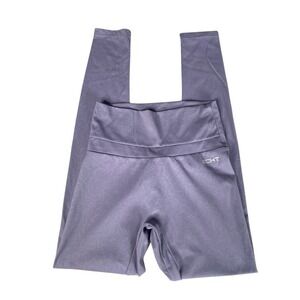 ECHT‎ Purple Floral Pattern High Waisted Athletic Leggings Women's Size S
